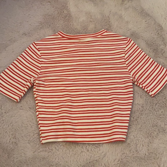 striped red and white shirt - Picture 2 of 2